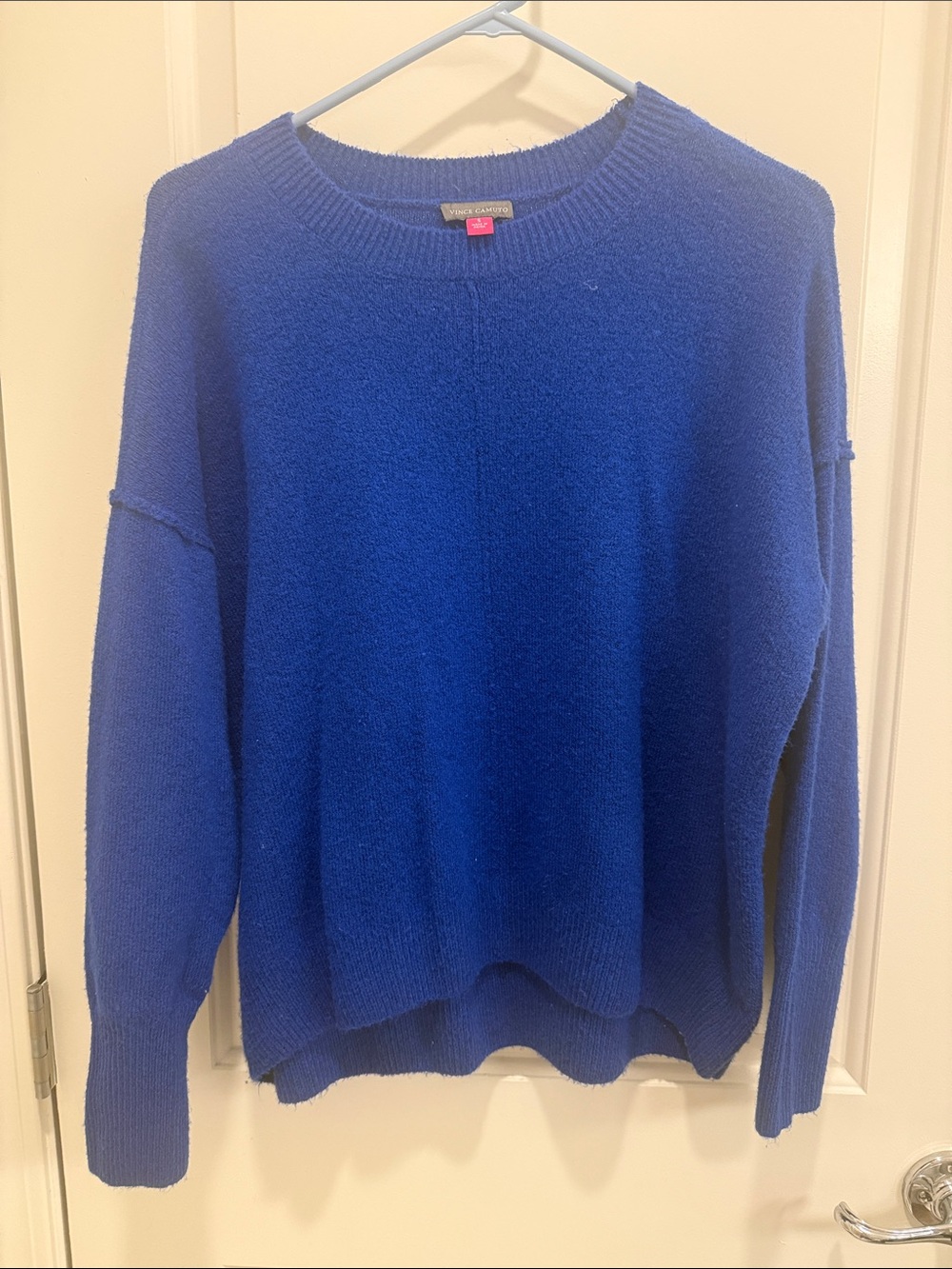 Vince Camuto Men's Crewneck Sweater - Cobalt Blue